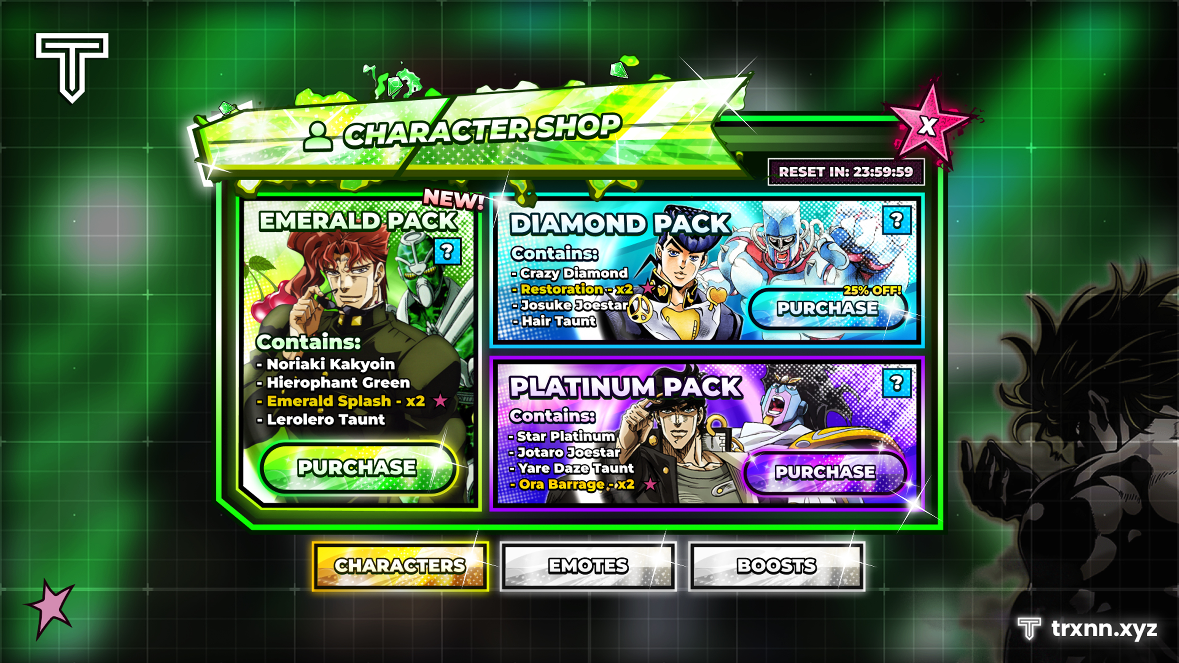 Anime Style Shop UI